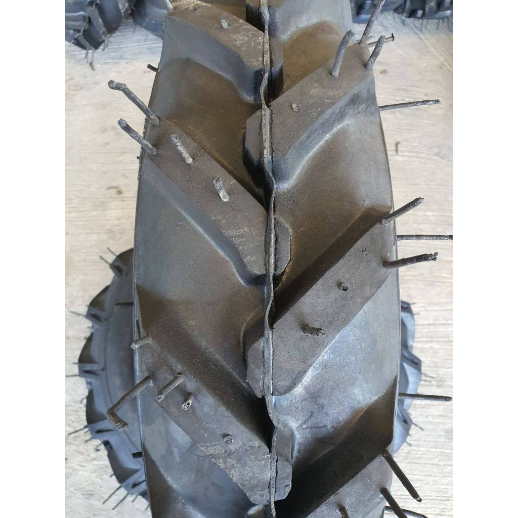 ยางรถไถ หล่อดอก 7.00-16 , 7.50-16 , 8.25-16 , 7.50-15 ยางรถไถเดินตาม ยางรถไถยางหล่อดอกทำจากยางเก่าโค