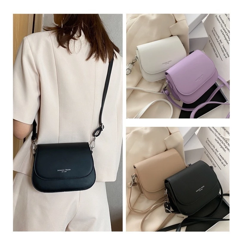 (พร้อมส่ง)Su169กระเป๋าสะพายไหล่ ดีไซน์เรียบง่าย มีสไตล์ สําหรับผู้หญิง หลายโอกาส