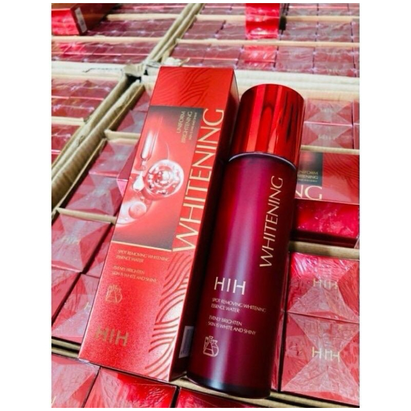 HIH WHITENING(ขวดแดง)230mlน้ำตบหน้าขาวสูตรไวเทนนิ่งเข้มข้นบำรุงลึกฟื้นฟูริ้วรอยหน้ากระจ่างใส
