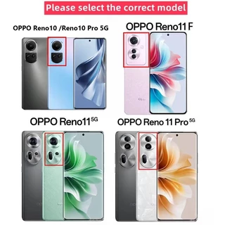เคส หลังแข็ง สำหรับ Oppo Reno 11 Pro Reno11F สีพื้นแบบเงา เคสกันกระแทก สำหรับ ออปโป้ Reno11 Reno11Pro