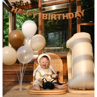 [พร้อมส่ง] ลูกโป่งฟอยล์ ลูกโป่งฟอยล์ตัวเลข ลูกโป่งฟอยล์สีคาราเมล ขนาด 32 นิ้ว และ 40 นิ้ว