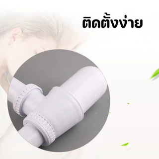 ท่อน้ำทิ้งแบบกระปุกพลาสติก PVC อย่างดี ไม่แตกหักง่าย มีน้ำหนักเบา แข็งแรง ทนทาน