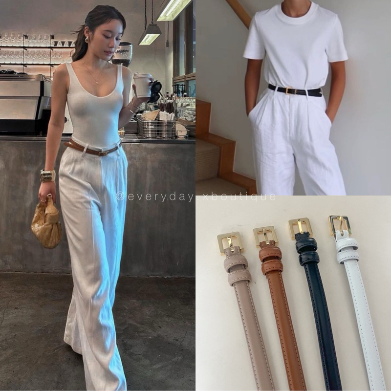 Maybe belt (290฿) ไอเท็มที่ตัวมัม ตัวมารดาต้องมี!! เข็มขัด หนัง สไตล์ old momey จะหยิบแมทซ์กับ อะไรก็ได้