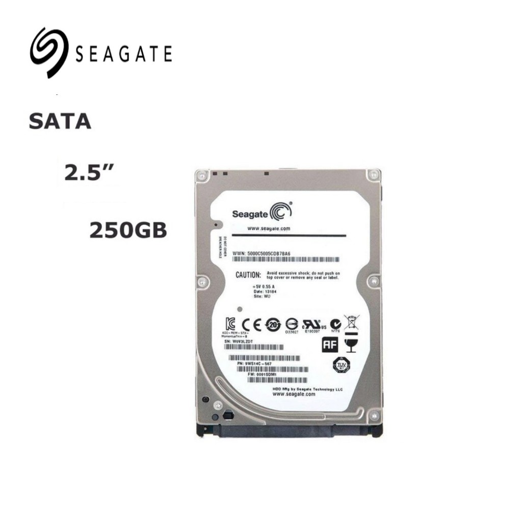HDD NB SEAGATE 250GB. (NB-SATA-II) ซีเกท