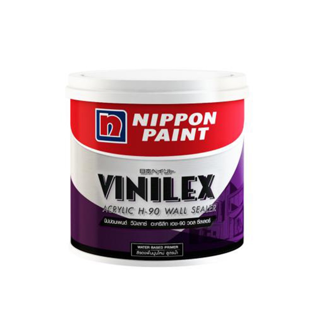 NIPPON สีรองพื้นปูนใหม่ Vinilex Acrylic #H90 (กล)
