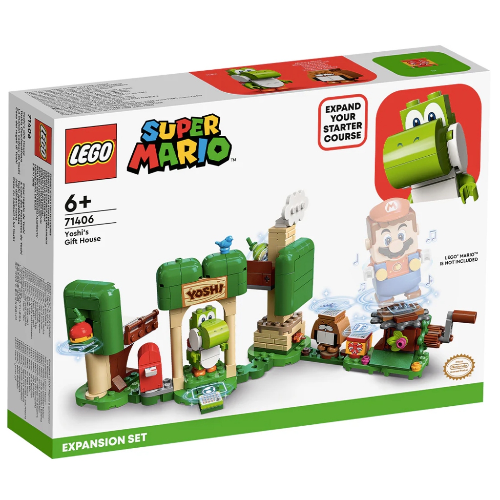 71406 : LEGO Super Mario Yoshi’s Gift House Expansion Set (กล่องมีตำหนิเล็กน้อย)​