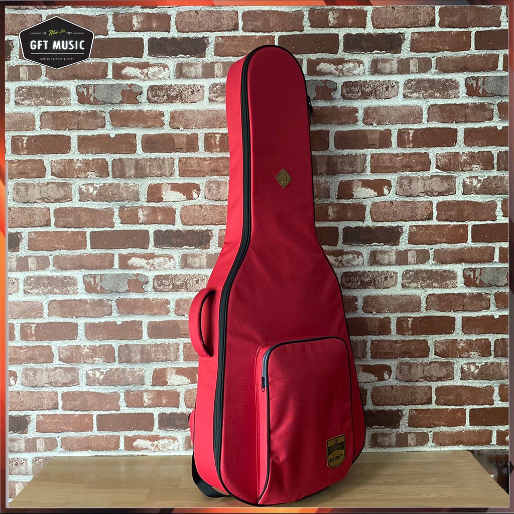 D&J กระเป๋า ซอฟเคสกีตาร์โปร่ง 41 นิ้ว DJ10-RD สีแดง ผ้า 600D อย่างหนา