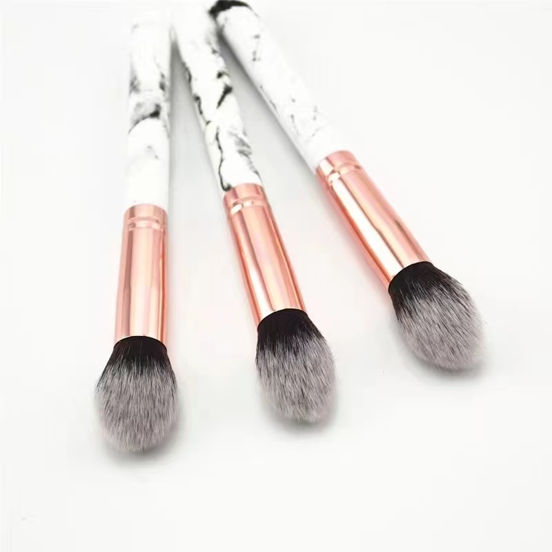 YANA85 แปรงแต่งหน้า ขนแปรงนุ่ม ลายหินอ่อน สำหรับไฮไลท์ บลัชออน ปัดแก้ม 1 ชิ้น
