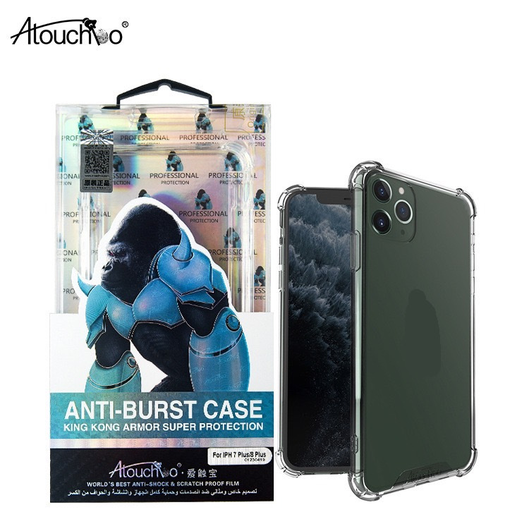 KingKong คิงคอง เคสกันกระแทก ใสกันมุม 4 มุม สำหรับ OPPO A72 A73 A74 A74(5G) A76 A77 A77s A78 A78(5G)
