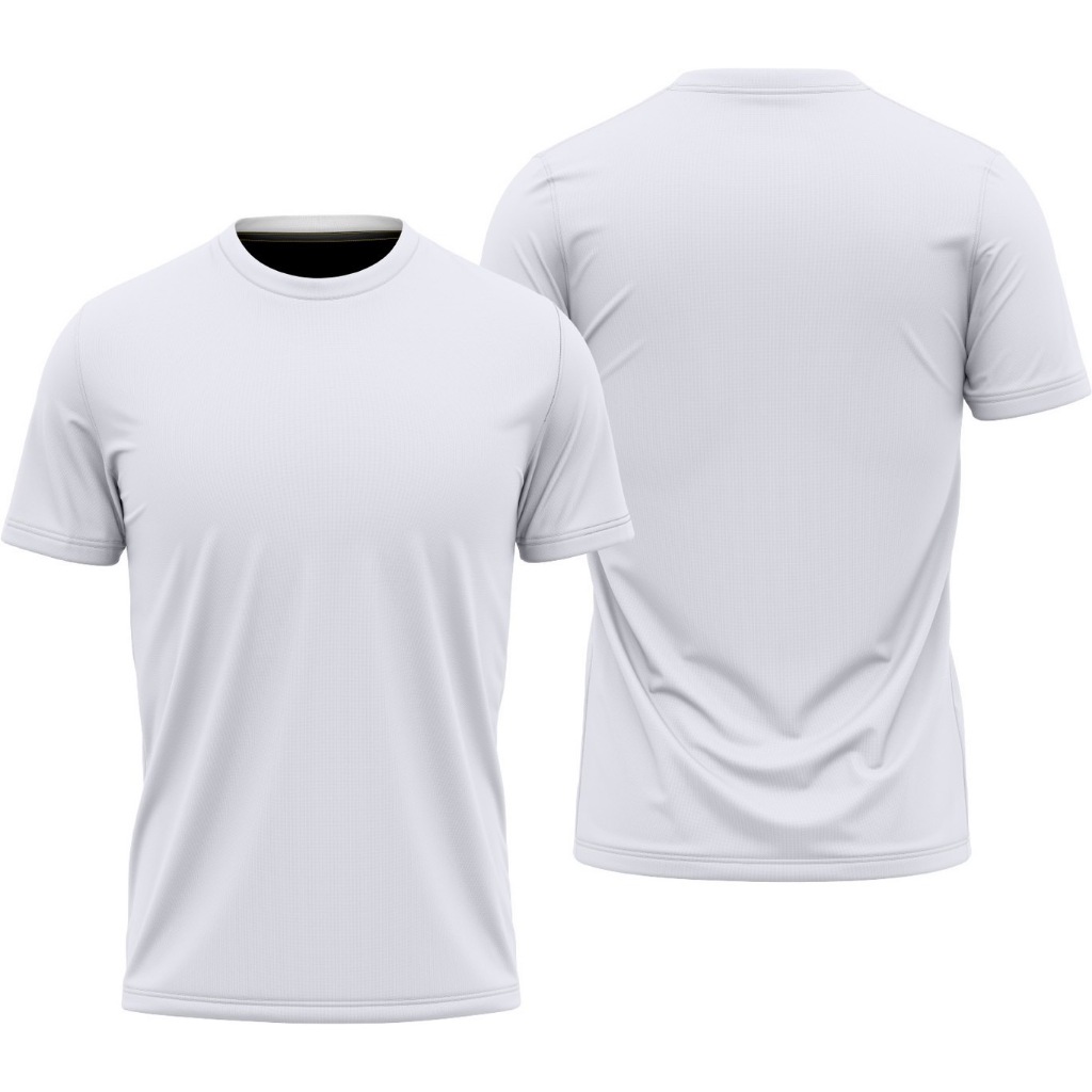 เส้ือยืดแขนสั้น ไมโครสีขาว ไซร์ s m l xl 2xl 4xl 5xl