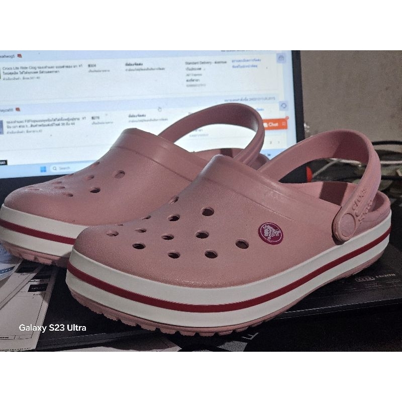 Crocs Lite Ride Clog รองเท้าแตะ แบบลำลอง มาใหม่สุดฮิต ใส่ได้ทุกเพศ มีส่วนลดราคา