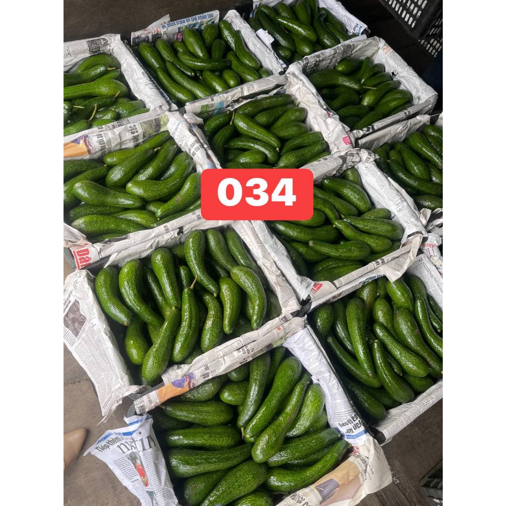 อโวคาโดนำเข้าA034 เกรดพรีเมี่ยม 3KG สุดยอดอะโวคาโด้ อร่อยมากคัดคุณภาพอย่างดี แก่จัดมัน เหนียว อร่อย