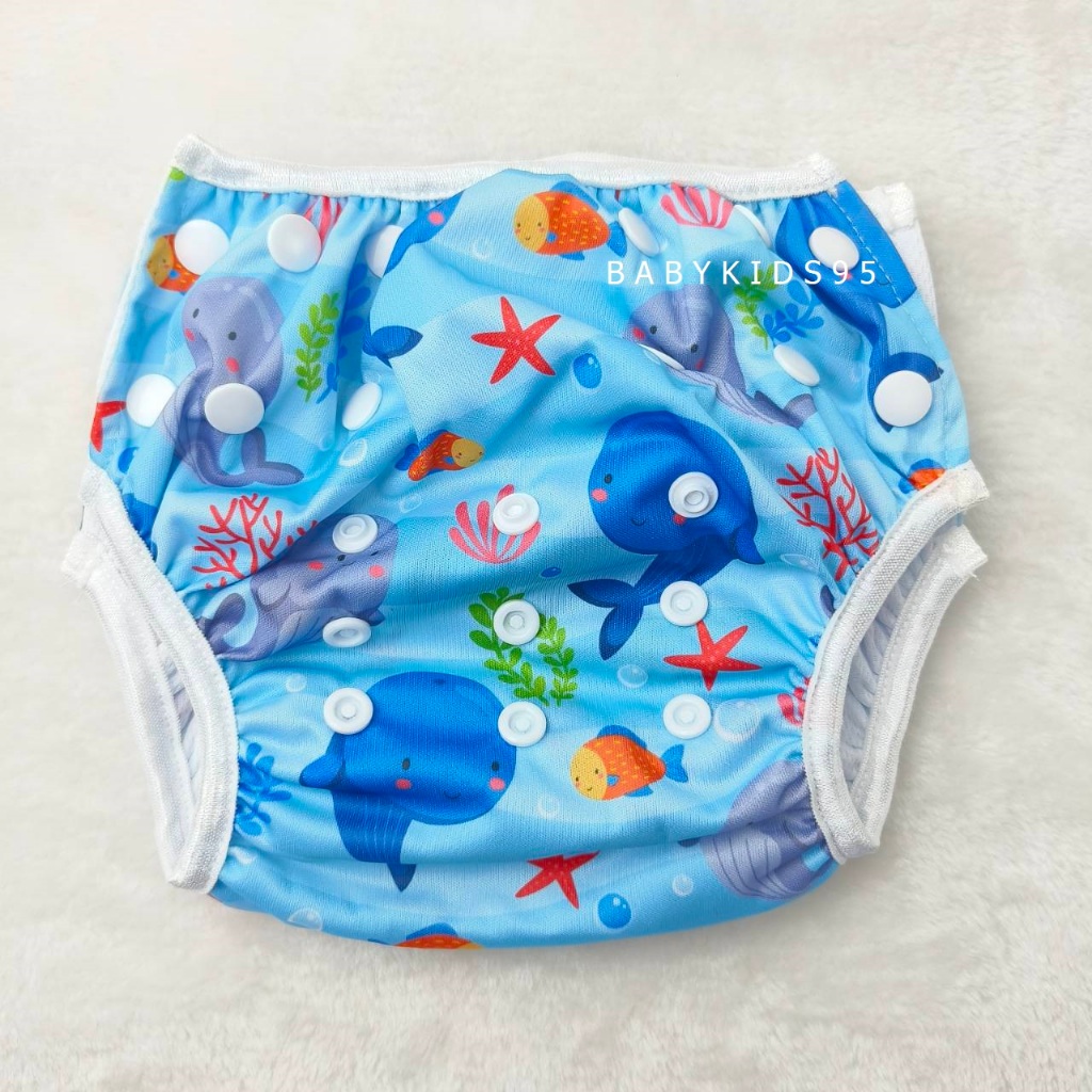 BABYKIDS95 กางเกงผ้าอ้อมว่ายน้ำ ซักได้ สำหรับเด็กทารกและวัยหัดเดิน 4-13kg Baby Swim Nappy
