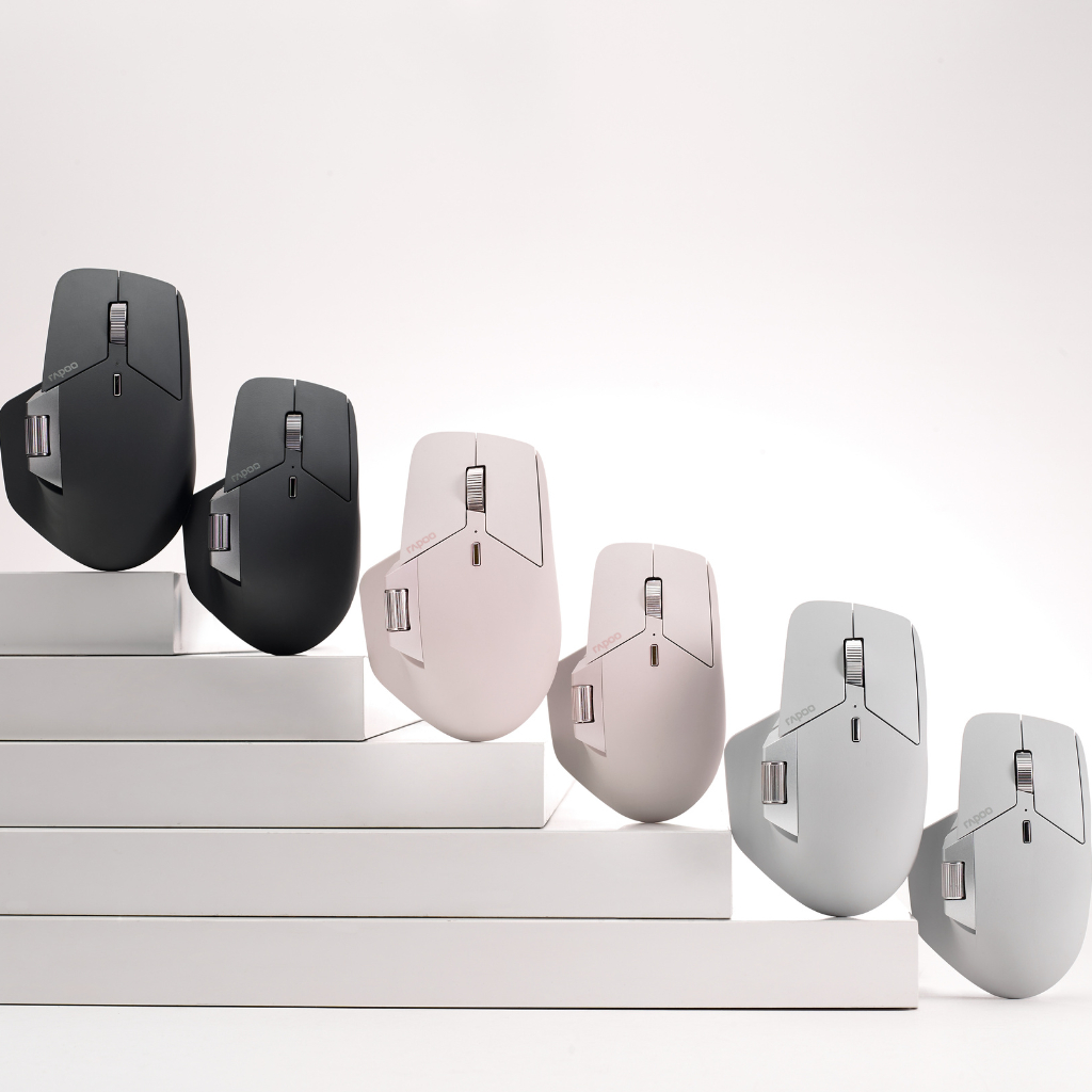Rapoo รุ่น MT760 Mini ชาร์ทไร้สาย Multi-mode Wireless Optical Mouse เมาส์ไร้สายแบบหลายโหมด (MT760mini)