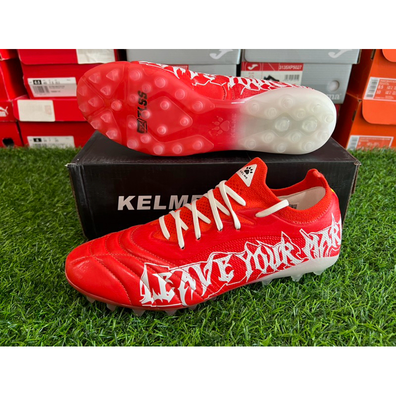 สตั๊ด รองเท้าฟุตบอล (เคลเม่) Kelme X TLSS MG ตัวท๊อป หนังจิงโจ้