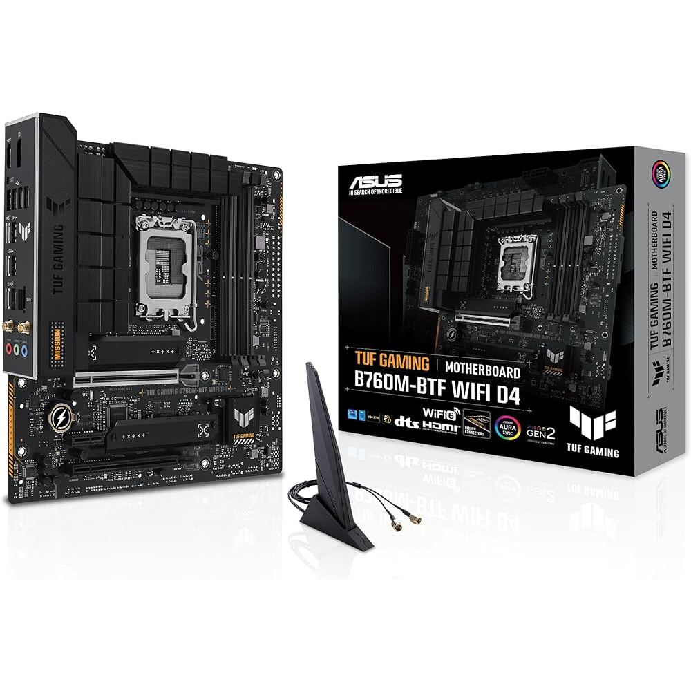 MAINBOARD (เมนบอร์ด) ASUS TUF GAMING B760M-BTF WIFI D4 (DDR4) (SOCKET LGA 1700)