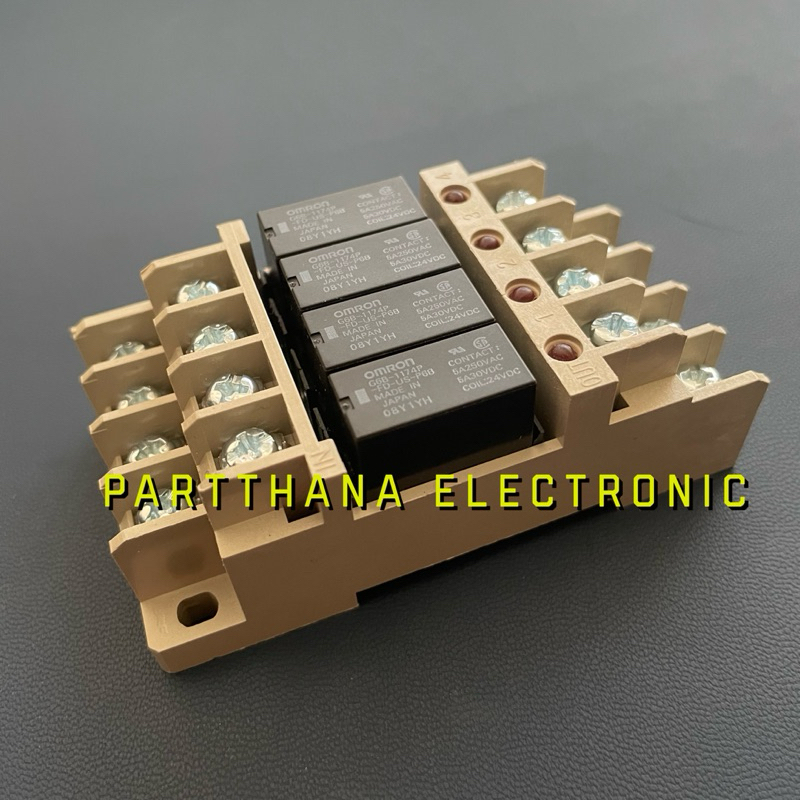 G6B-47BND + G6B-1174P-FD-US-P6B รีเรย์ 24VDC 1เซ็ต พร้อมส่งในไทย