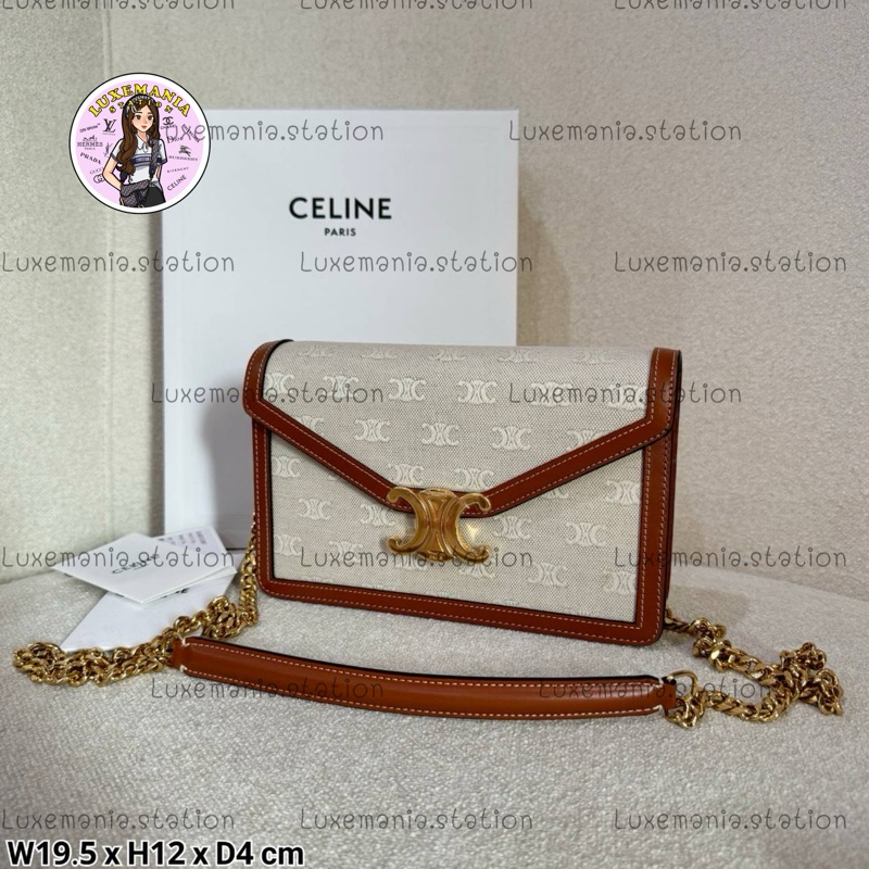 👜: New!! Celine Wallet On Chain‼️ก่อนกดสั่งรบกวนทักมาเช็คสต๊อคก่อนนะคะ‼️