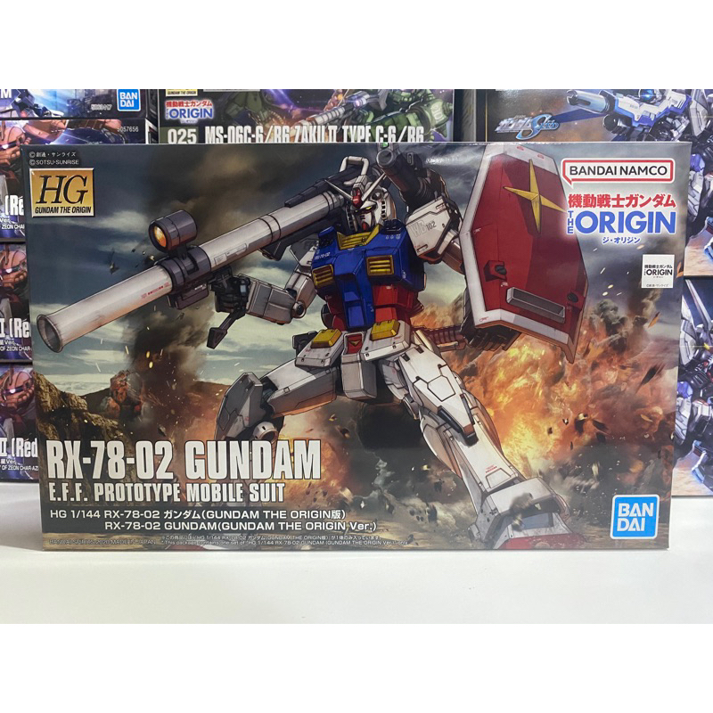 (พร้อมส่ง)hg1/144 RX-78-02 GUNDAM THE ORIGIN