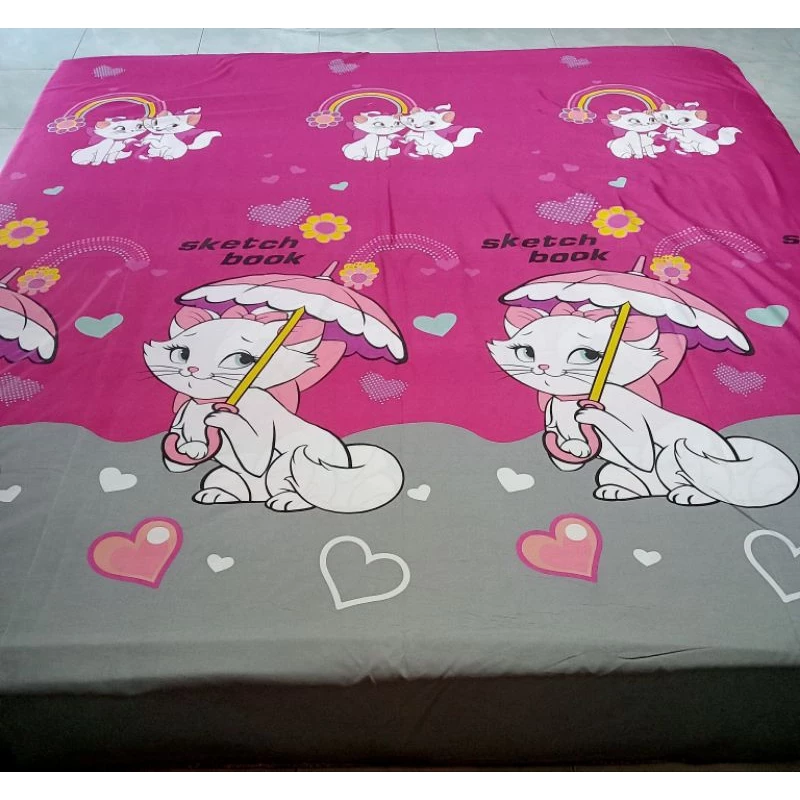 ผ้าปูที่นอน 3.5 ฟุต 5 ฟุต 6 ฟุต ผ้า Cotton ผสม TC thumbnail 9