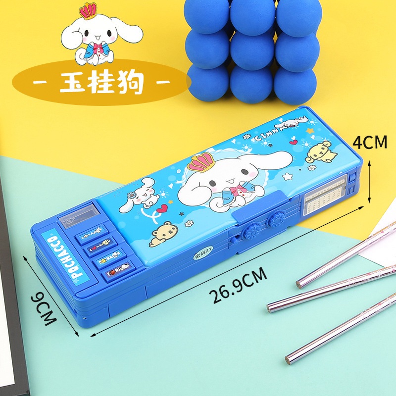 กล่องดินสอ 2 ชั้น กล่องอเนกประสงค์ กล่องใส่ดินสอเด็ก Kulomi การ์ตูนน่ารัก - รูปที่ 4