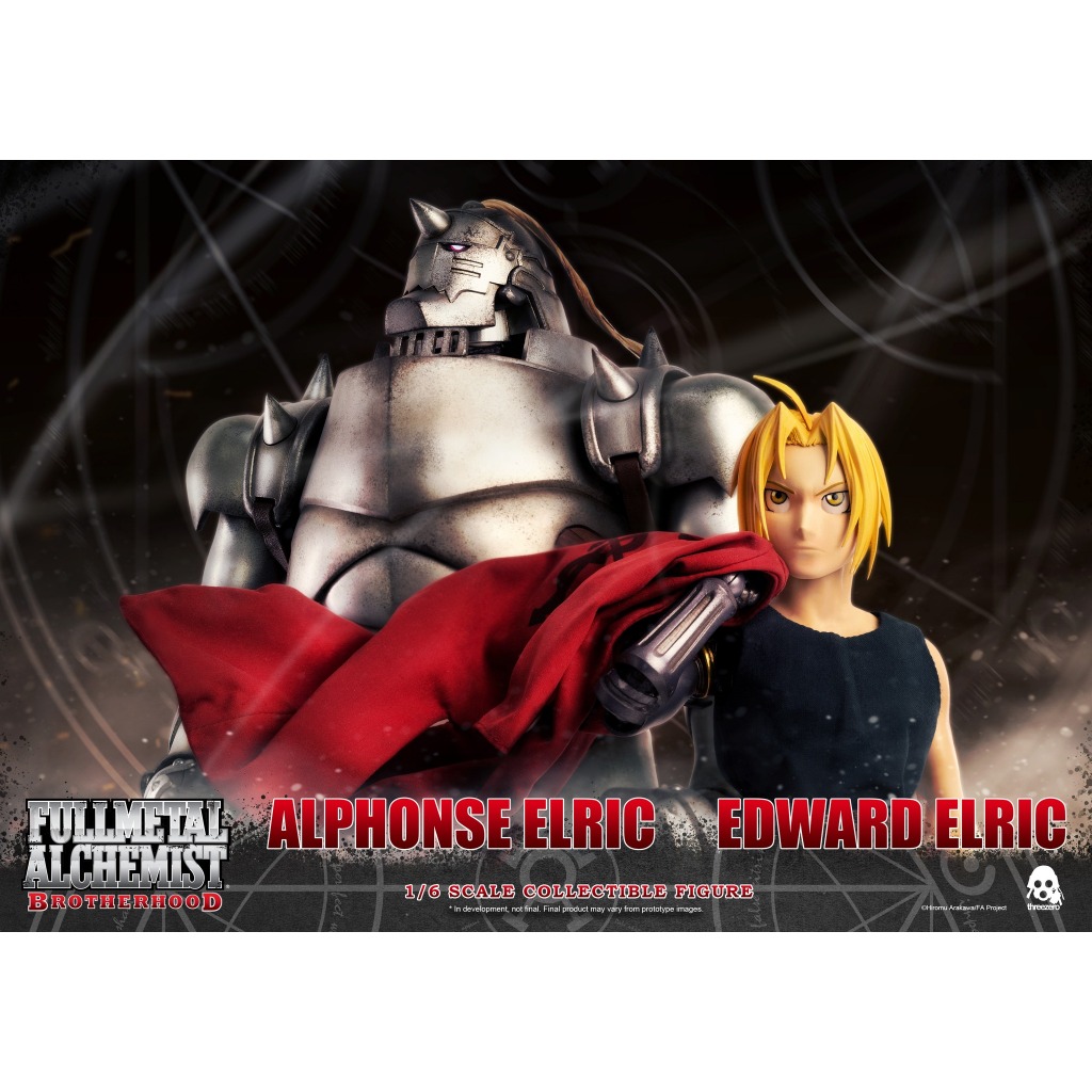 พรีออเดอร์ threeZero x Fullmetal Alchemist: Brotherhood : Edward Elric + Alphonse Elric Set