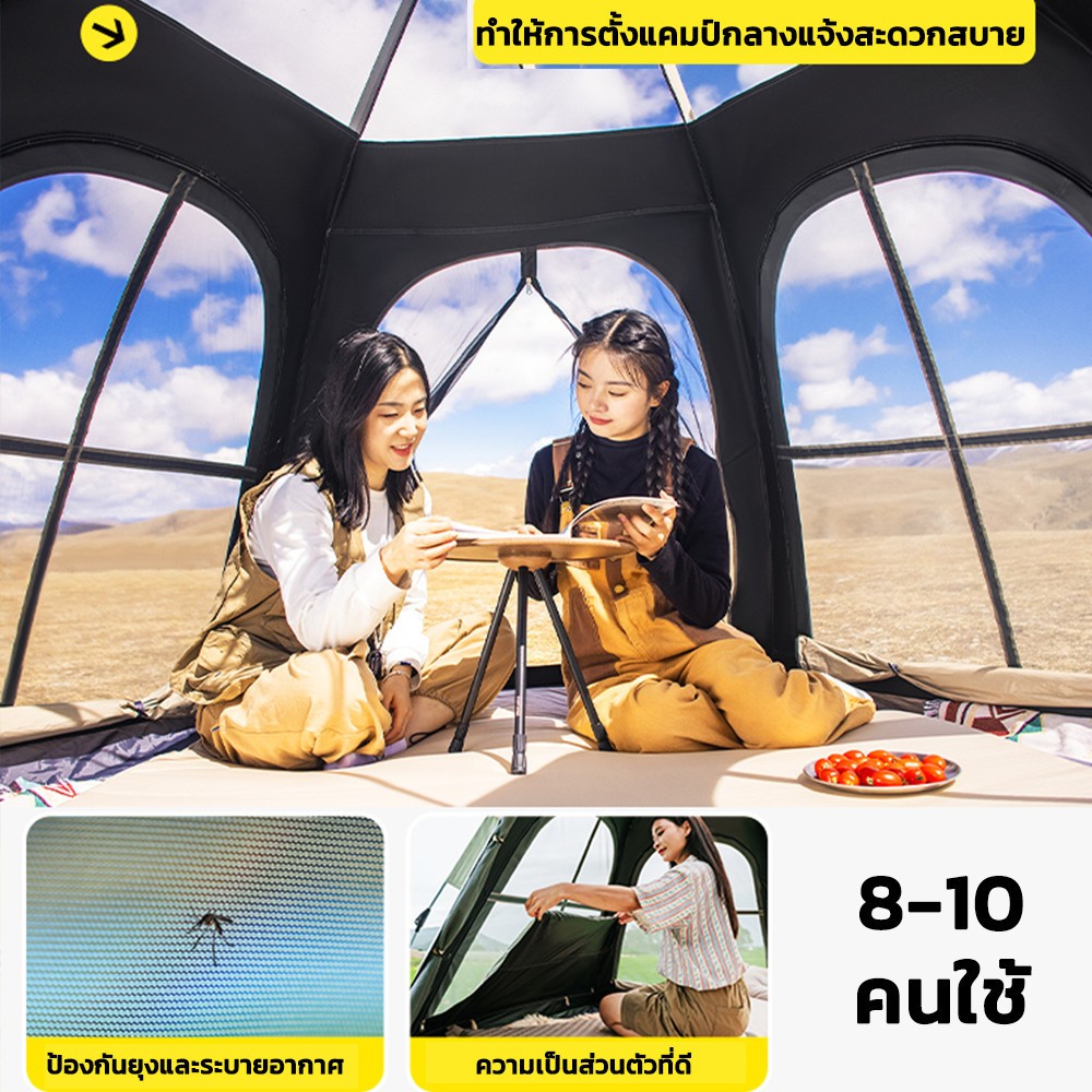 เต็นท์ เต้นท์แคมปิ้ง เต็นท์สนาม เต้นท์กางอัตโนมัติ รูปที่ 3