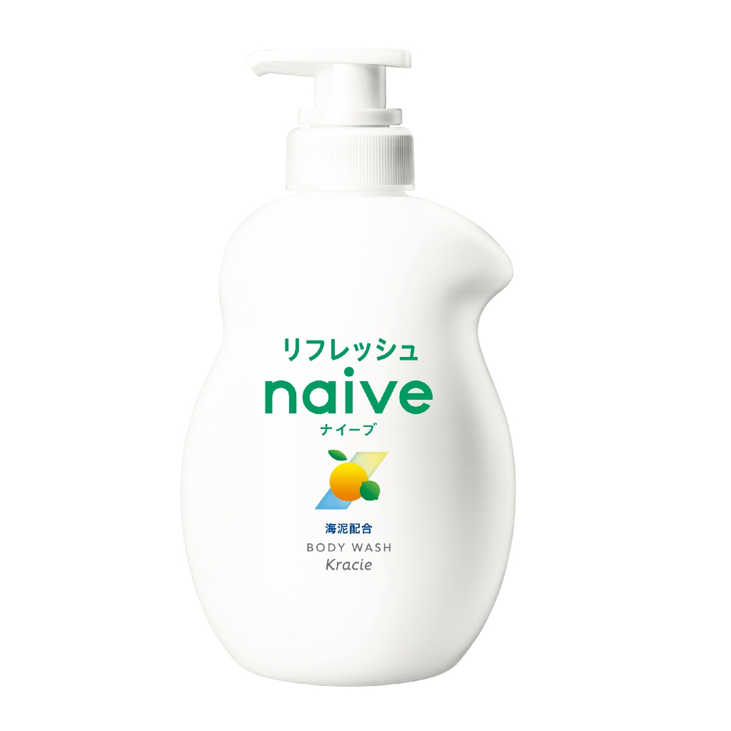 NAIVE REFRESH BODY WASH 530 ML / ครีมอาบน้ำ  กลิ่นเกรปฟรุ๊ต และไลม์