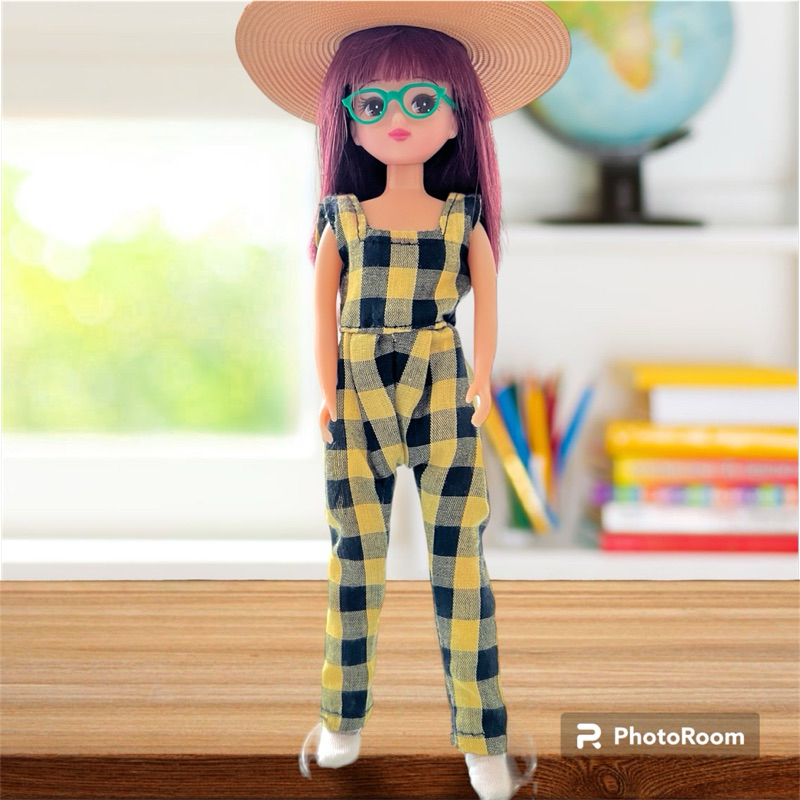 ชุุดเอี้ยมตุ๊กตา ผ้าฝ้าย สำหรับ licca &blythe