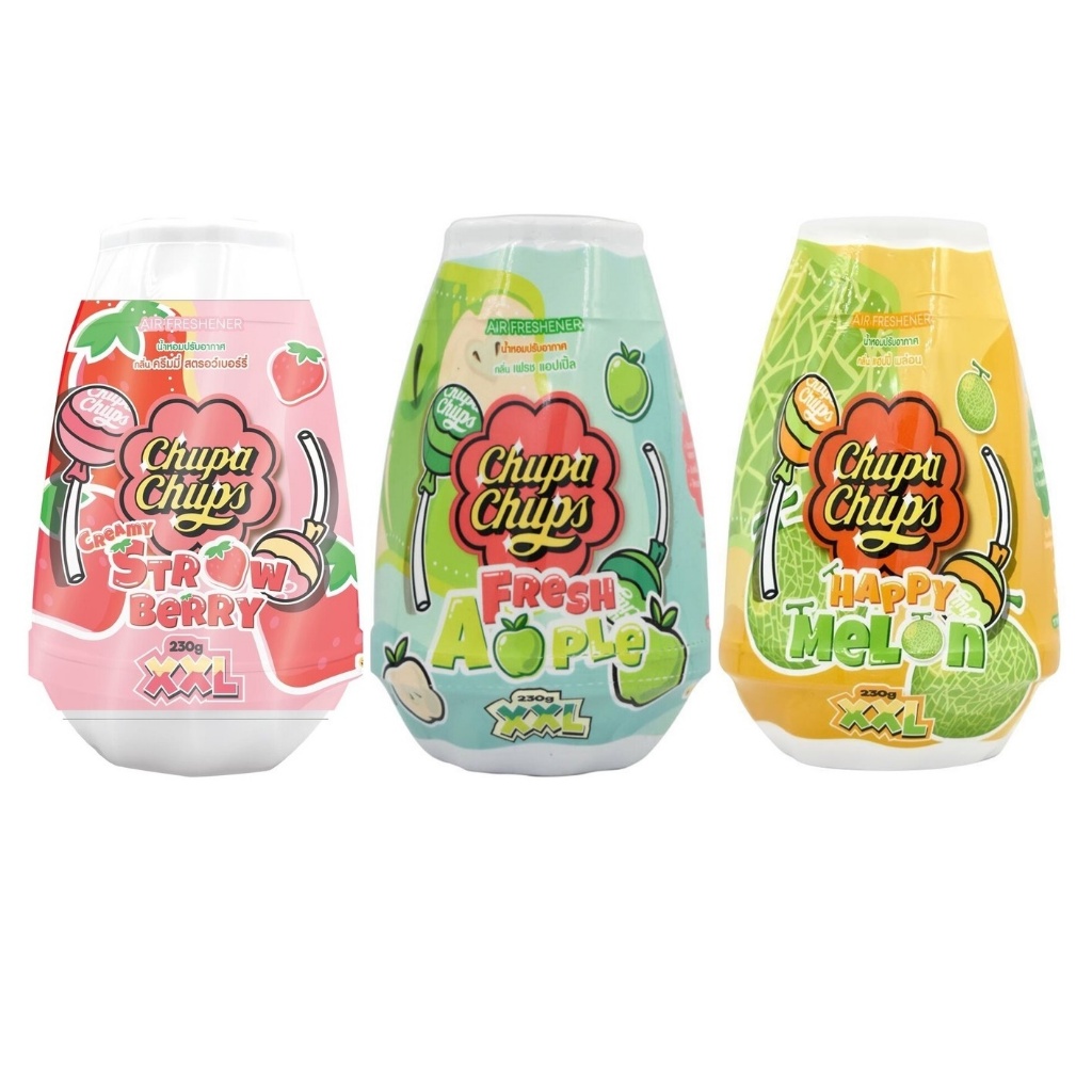 (1ชิ้น) Chupa Chups x FreshTime เจลหอมปรับอากาศ กลิ่นผลไม้ ขนาด 230g.