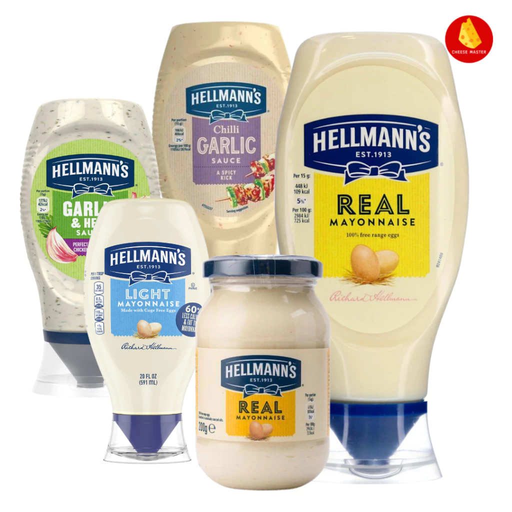 มายองเนส Hellmann's ขวดบีบ 250ml - Hellmann's Real Mayonnaise Sqeeze 250ml