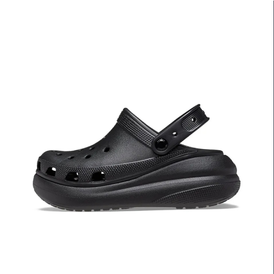 【100% genuine】Crocs Classic clog Sports Sandals Cloud Crocs Sandal สามารถสวมใส่ได้ทั้งชายและหญิง ขาว/สีดำ รองเท้าแตะ