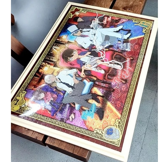 กรอบรูปใหญ่ ขนาด 80x55cm อัพเดท ใส่จิ๊กซอว์ 1000-1200ชิ้น ดีไซน์สวย แบบแขวนติดผนัง ใส่ได้ทั้งแนวต้้งและแนวนอน ตกแต่งห้อง