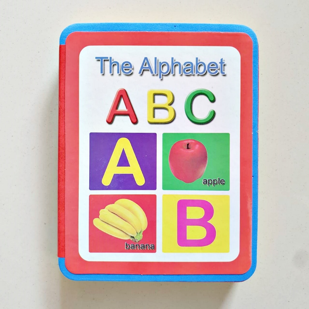 สมุดฝึกอ่าน ตัวอักษรภาษาอังกฤษ A-Z สมุดโฟม หัดอ่าน รูปเล่มน่ารักน่าอ่าน