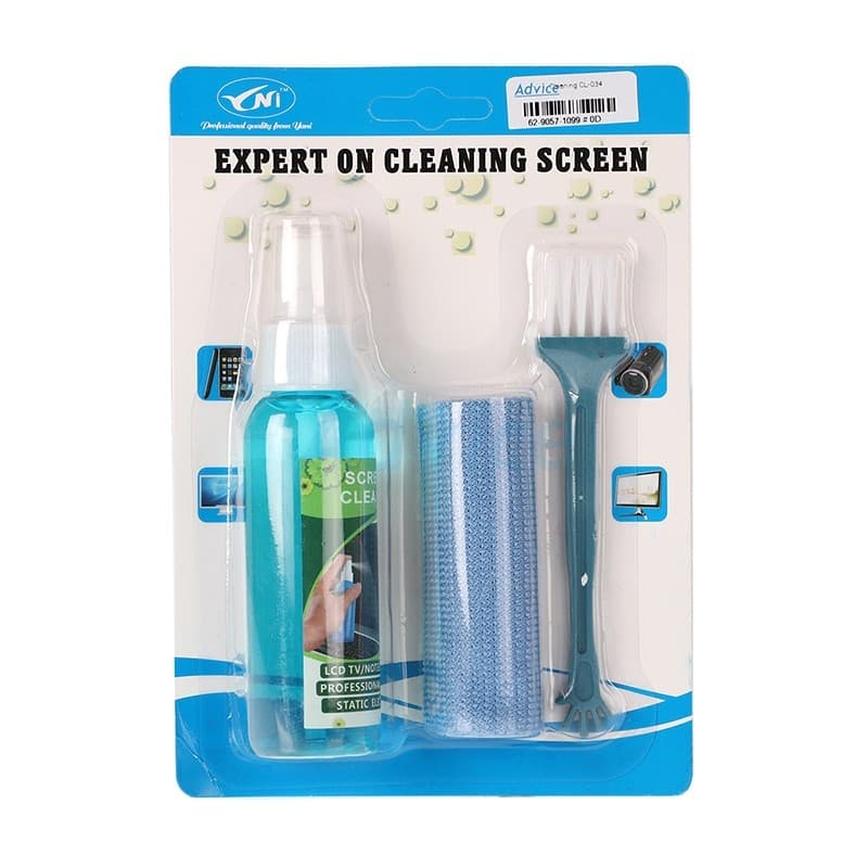 ชุดทำความสะอาดหน้าจอ คอมฯ มือถือ กล้อง 3in1 Cleaning Kit CL-034 Screen Cleaning Kit ชุดทำความสะอาดหน้าจอ