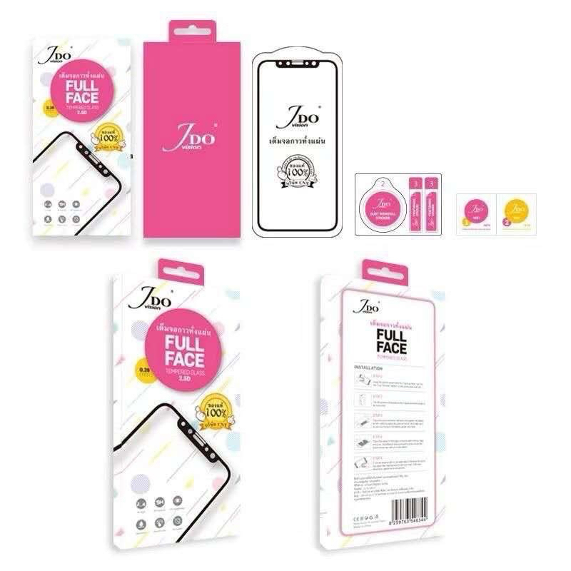 🚀 ฟิล์มกระจกเต็มจอ  แบบใส JDO Vivo V9 V15 V15Pro V17 V17Pro V19 V20 V20Pro V20SE V21 V23 V23E  T1(5G) X21 X70 S1 S1Pro