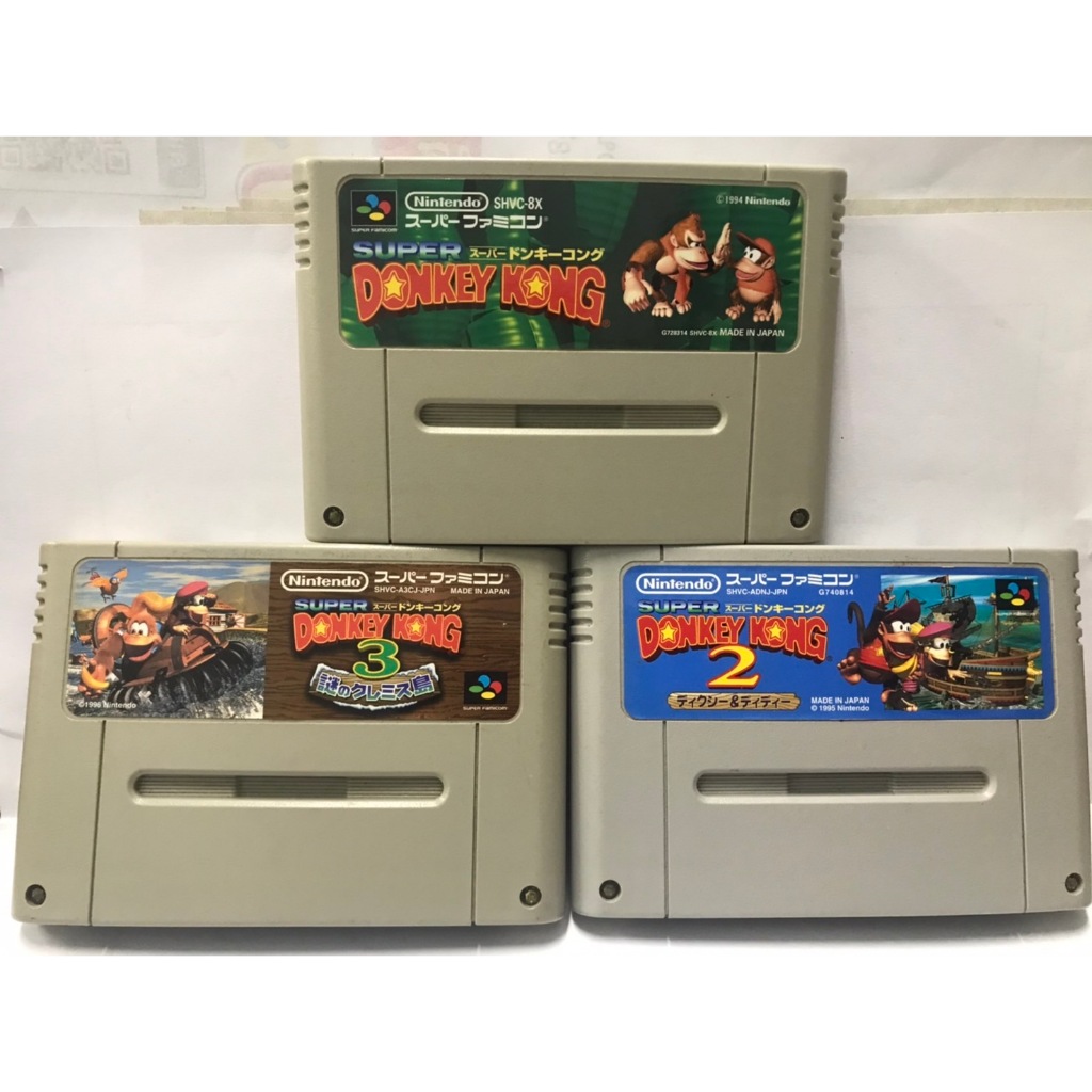 ตลับแท้ (SFC) Super Donkey Kong  ( Japan) Super Famicom  สินค้ามือสองนำเข้าจากญี่ปุ่น