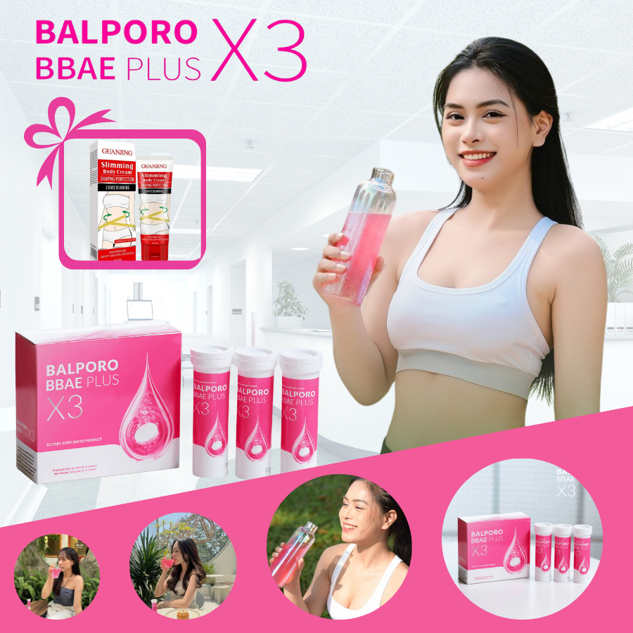 เม็ดฟู่ BALPORO BBAE PLUS X3  ช่วยในการลดน้ำหนักและการเผาผลาญไขมัน