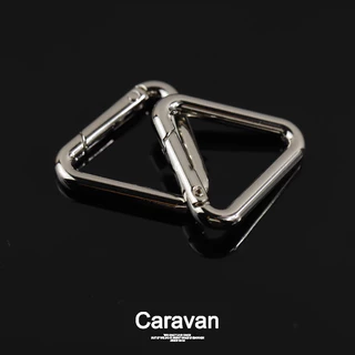 Caravan crew carabiner สามเหลี่ยม โลหะทั้งหมด