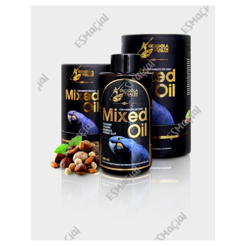 น้ำมัน สกัดเย็น สำหรับนก — Gondola Health Mixed Oil 100 ml.