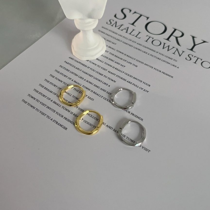 202-littlegirl gifts-Geometric hoop earrings