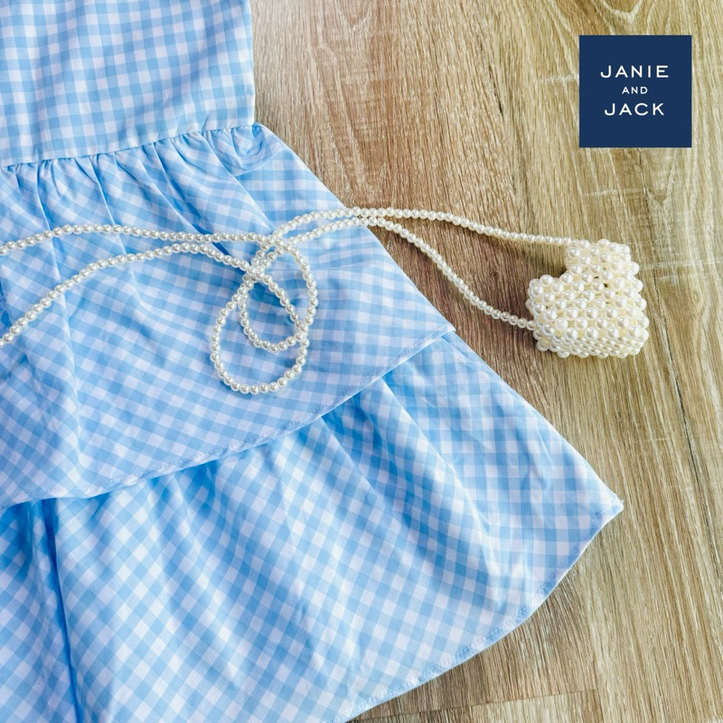 THE PICNIC PERFECT DRESS ❤️Colour : Blue White Gingham❤️JANIE AND JACK ราคา ถูกที่สุด ดีลบีเคเค แกลเลอรีภาพที่ 4