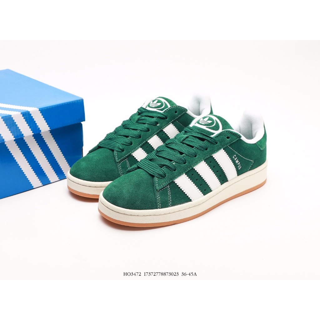 รองเท้าผ้าใบAdadis Campus 00S สีเขียว สินค้าใหม่ มาแรง สินค้าพร้อมกล่อง อุกปรณ์ครบเซต