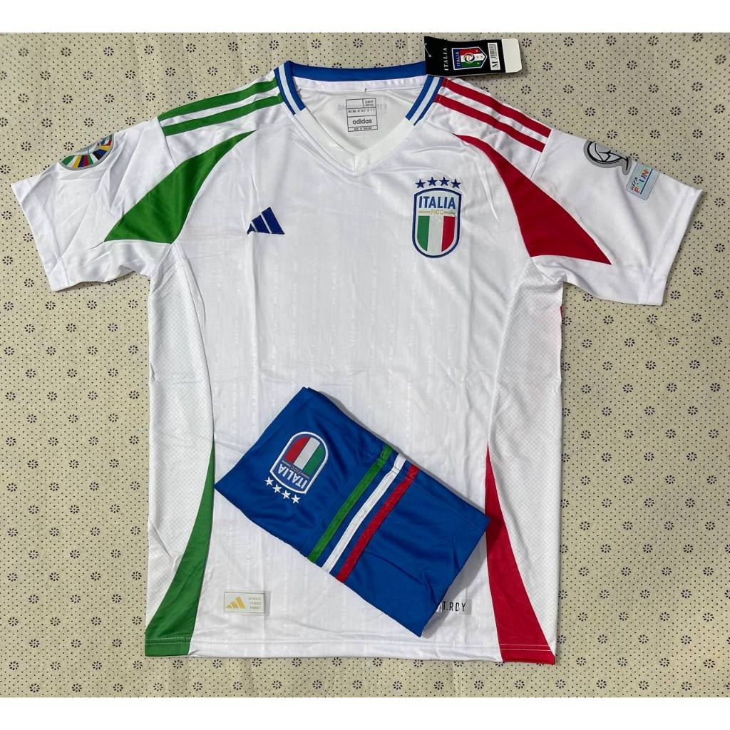 เสื้อฟุตบอล ทีมชาติ italy เสื้อพร้อมกางเกงใหม่ล่าสุดชุดกีฬา 2023 เนื้อผ้าดีใส่สบาย