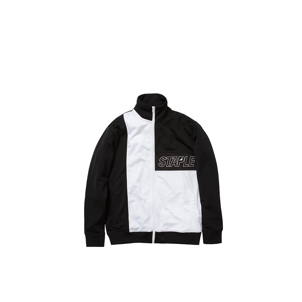 STAPLE PIGEON Logo Track Jacket สีดำ ชาย