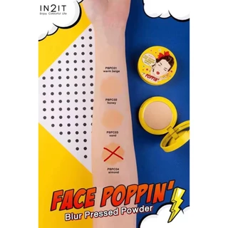 IN2IT face poppin blur pressed powder PBPC อินทูอิท เฟส ป๊อบปิ้น เบลอ เพรส พาวเดอร์
