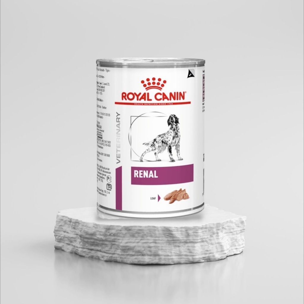 Royal Canin VET Renal Dog Wet Food อาหารเปียก สุนัข โรคไต 1 กระป๋อง รอยัลคานิน