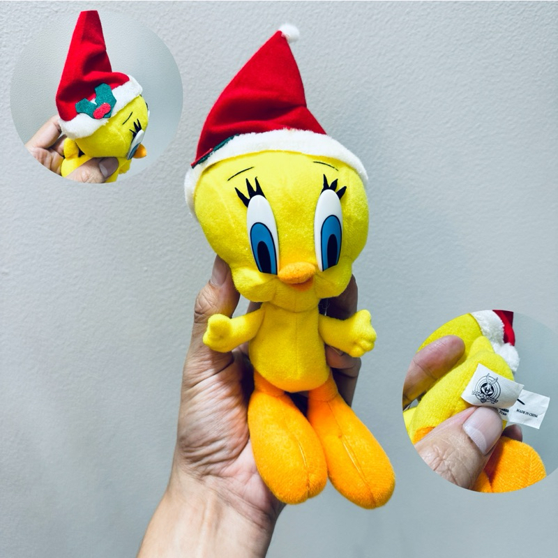 #ตุ๊กตา #นก #ทวิตตี้ #ขนาด7” #มีเม็ดถ่วง #Tweety #Bird #Bean #Bag #Plush #Looney #Tunes #Small #Baby
