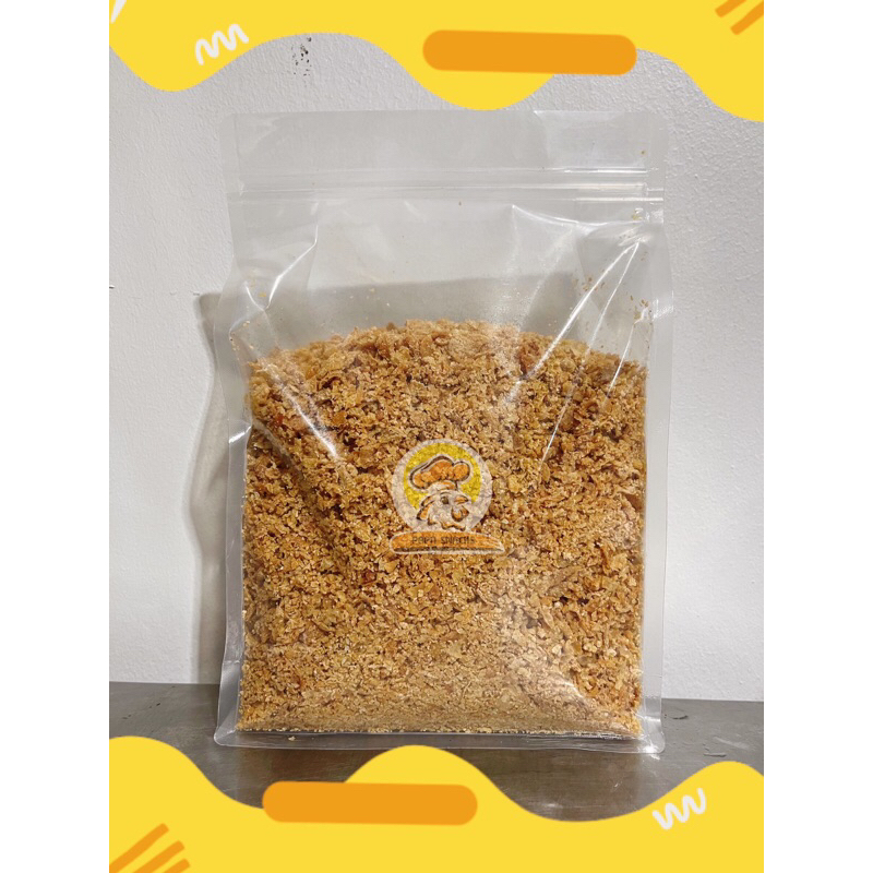 เศษหนังไก่ทอดกรอบ ขนาด 1000 กรัม(เศษหนังไก่ละเอียด) 89 บาท