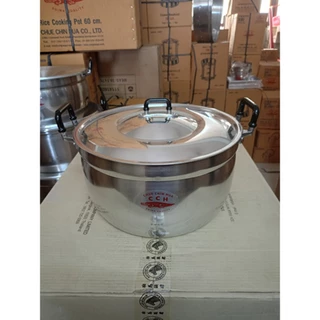 Crocodile Cookware หม้อ 2 หู ตราจระเข้ วัสดุ อลูมิเนียม (เลือกขนาดได้) ขนาด 34 - 45 ซม. หม้อแกง